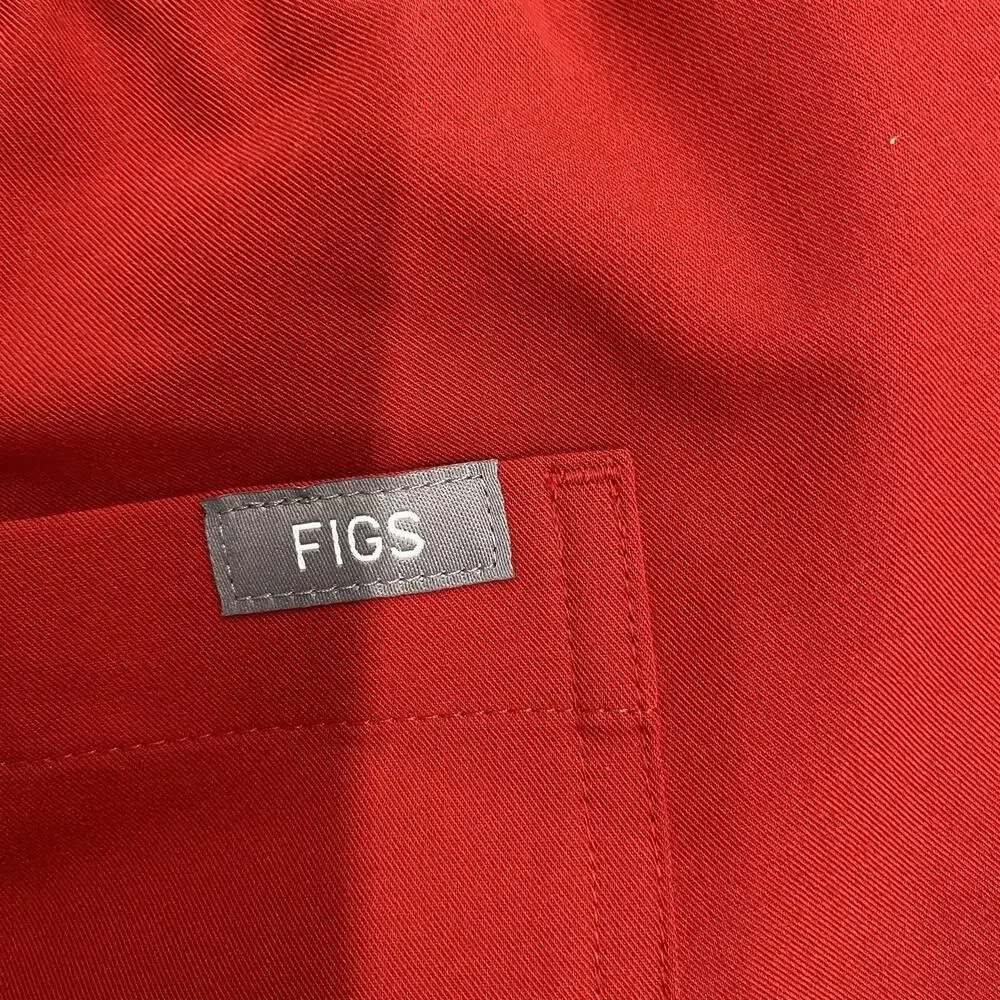 FIGS Men's Pisco 2XL tall Basic Straight Leg Structured Fit Scrub Pants RED NWT